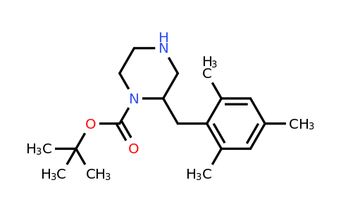 2-(2,4,6-Trimethyl-benzyl)-piperazine-1-carboxylic acid tert-butyl ester