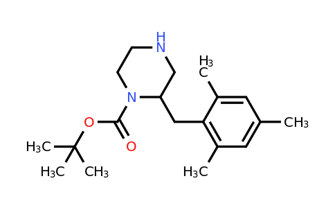 CAS 886777-56-6 | 2-(2,4,6-Trimethyl-benzyl)-piperazine-1-carboxylic acid tert-butyl ester