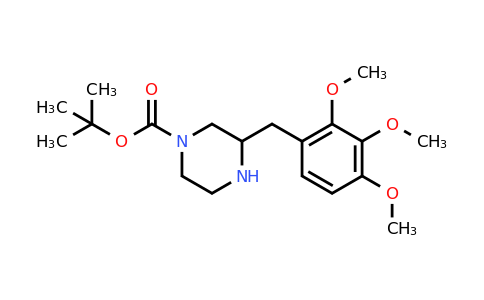 CAS 886777-62-4 | 3-(2,3,4-Trimethoxy-benzyl)-piperazine-1-carboxylic acid tert-butyl ester