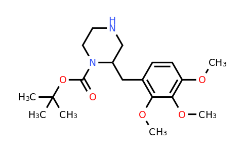 CAS 886777-69-1 | 2-(2,3,4-Trimethoxy-benzyl)-piperazine-1-carboxylic acid tert-butyl ester