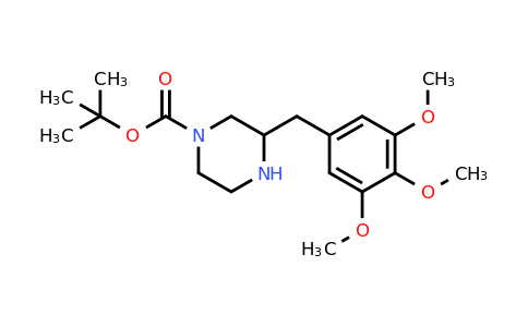 CAS 886777-90-8 | 3-(3,4,5-Trimethoxy-benzyl)-piperazine-1-carboxylic acid tert-butyl ester