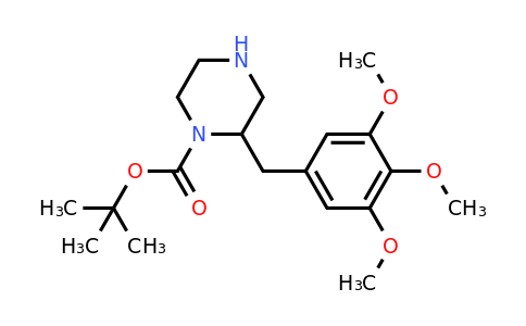 CAS 886777-97-5 | 2-(3,4,5-Trimethoxy-benzyl)-piperazine-1-carboxylic acid tert-butyl ester