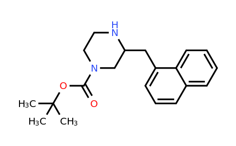 CAS 886778-46-7 | 3-Naphthalen-1-ylmethyl-piperazine-1-carboxylic acid tert-butyl ester
