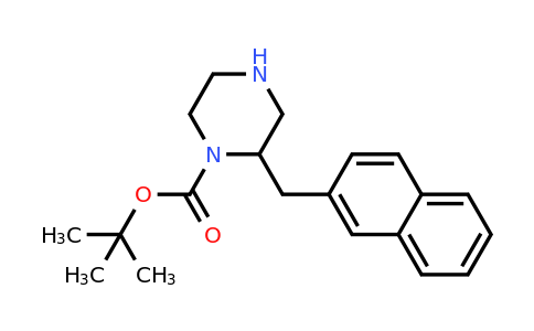CAS 886778-67-2 | 2-Naphthalen-2-ylmethyl-piperazine-1-carboxylic acid tert-butyl ester