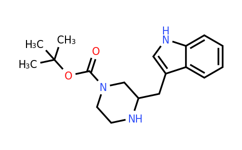 CAS 886779-46-0 | 3-(1H-Indol-3-ylmethyl)-piperazine-1-carboxylic acid tert-butyl ester