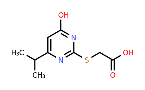 CAS 887040-49-5 | 2-((4-Hydroxy-6-isopropylpyrimidin-2-yl)thio)acetic acid