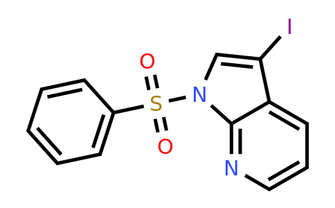 CAS 887115-53-9 | 1-Benzenesulfonyl-3-iodo-1H-pyrrolo[2,3-B]pyridine