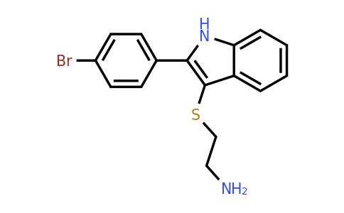 CAS 887202-13-3 | (2-{[2-(4-Bromophenyl)-1H-indol-3-yl]thio}ethyl)amine