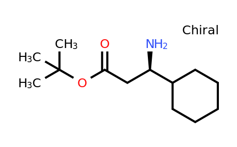CAS 887246-43-7 | tert-butyl (3R)-3-amino-3-cyclohexylpropanoate