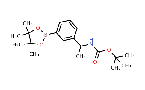 CAS 887254-63-9 | tert-Butyl (1-(3-(4,4,5,5-tetramethyl-1,3,2-dioxaborolan-2-yl)phenyl)ethyl)carbamate