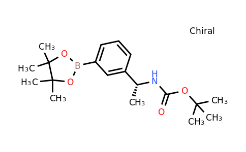 CAS 887254-66-2 | (R)-tert-Butyl (1-(3-(4,4,5,5-tetramethyl-1,3,2-dioxaborolan-2-yl)phenyl)ethyl)carbamate