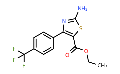 Ethyl 2-amino-4-(4-(trifluoromethyl)phenyl)thiazole-5-carboxylate