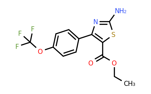 CAS 887267-77-8 | Ethyl 2-amino-4-(4-(trifluoromethoxy)phenyl)thiazole-5-carboxylate