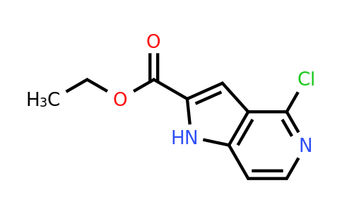 CAS 887343-45-5 | 4-Chloro-1H-pyrrolo[3,2-c]pyridine-2-carboxylic acid ethyl ester