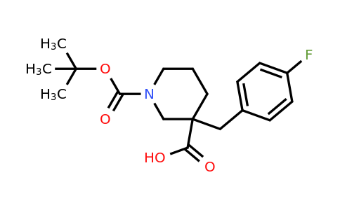 CAS 887344-22-1 | 1-Boc-3-(4-fluorobenzyl)-3-carboxypiperidine