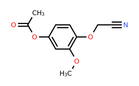 CAS 887352-07-0 | 2-(4-Acetoxy-2-methoxyphenoxy)-acetonitrile