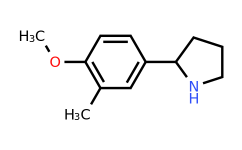 CAS 887361-09-3 | 2-(4-Methoxy-3-methylphenyl)pyrrolidine