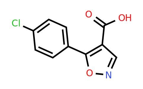 CAS 887408-09-5 | 5-(4-chlorophenyl)-1,2-oxazole-4-carboxylic acid