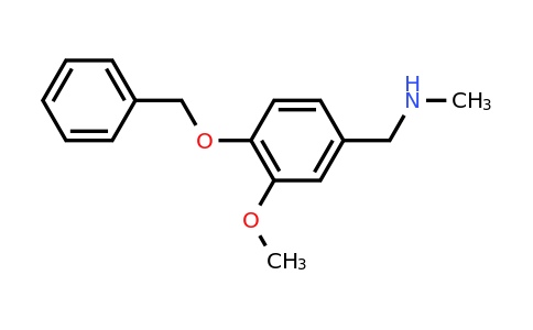 CAS 88741-49-5 | 1-(4-(Benzyloxy)-3-methoxyphenyl)-N-methylmethanamine