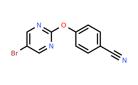 CAS 887430-98-0 | 4-((5-Bromopyrimidin-2-yl)oxy)benzonitrile