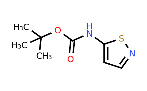CAS 887475-44-7 | Isothiazol-5-yl-carbamic acid tert-butyl ester