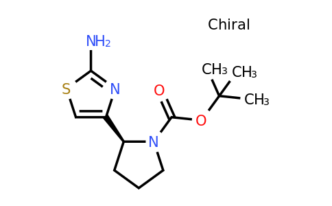 CAS 887475-97-0 | (S)-tert-Butyl 2-(2-aminothiazol-4-yl)pyrrolidine-1-carboxylate