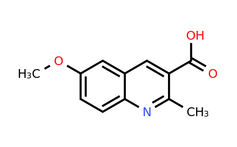 CAS 88752-76-5 | 6-Methoxy-2-methylquinoline-3-carboxylic acid