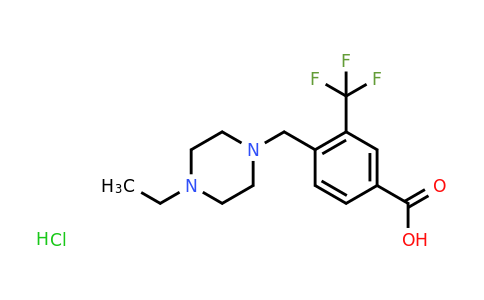 CAS 887565-40-4 | 4-[(4-Ethylpiperazin-1-yl)methyl]-3-(trifluoromethyl)benzoic acid hydrochloride