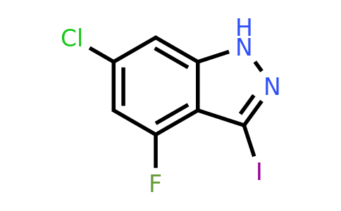 CAS 887567-96-6 | 6-Chloro-4-fluoro-3-iodo-1H-indazole
