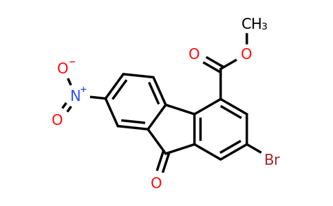 CAS 887575-62-4 | 2-Bromo-7-nitro-9-oxo-9H-fluorene-4-carboxylic acid methyl ester