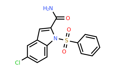 CAS 887576-16-1 | 5-Chloro-1-(phenylsulfonyl)-1H-indole-2-carboxamide