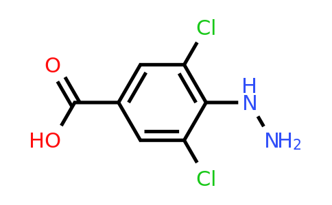 CAS 887577-44-8 | 3,5-Dichloro-4-hydrazinylbenzoic acid