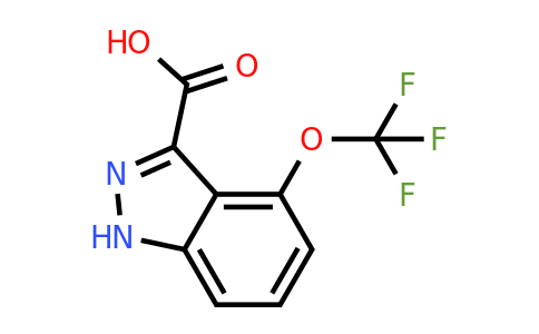 CAS 887581-46-6 | 4-(Trifluoromethoxy)-3-indazole carboxylic acid