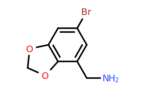 CAS 887581-73-9 | (5-bromobenzo[d][1,3]dioxol-7-yl)methanamine