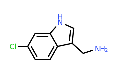 CAS 887581-88-6 | (6-chloro-1H-indol-3-yl)methanamine