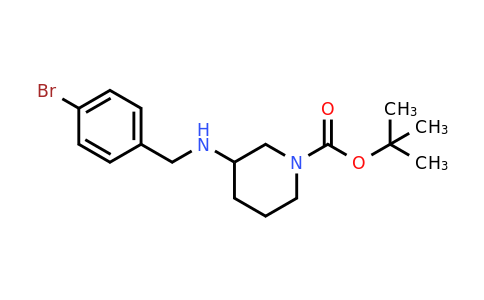 CAS 887584-43-2 | tert-butyl 3-{[(4-bromophenyl)methyl]amino}piperidine-1-carboxylate