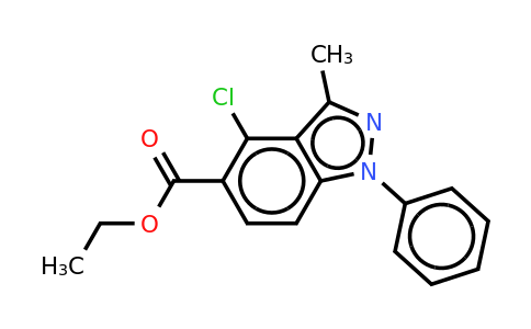 CAS 887586-96-1 | Ethyl-4-chloro-1-penyl-3-methyl-1H-indazole-5-carboxylate