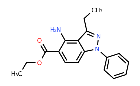 CAS 887587-17-9 | Ethyl-1-phenyl-3-ethyl-4-amino-1H-indazole-5-carboxylate