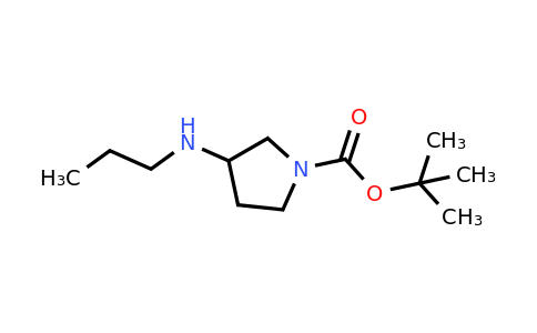 CAS 887587-20-4 | tert-Butyl 3-(propylamino)pyrrolidine-1-carboxylate