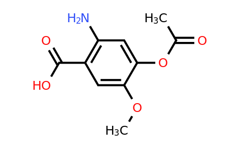 CAS 887587-22-6 | 2-Amino-4-acetoxy-5-methoxybenzoic acid