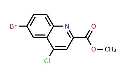 CAS 887587-50-0 | Methyl 6-bromo-4-chloroquinoline-2-carboxylate