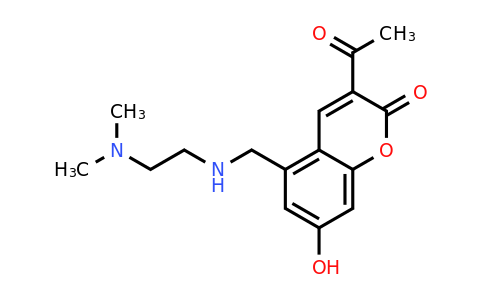 CAS 887588-41-2 | 3-Acetyl-5-dimethylaminoethylaminomethyl-7-hydroxycoumarin