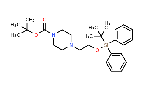 4-[2-(Tert-butyl-diphenyl-silanyloxy)-ethyl]-piperazine-1-carboxylic acid tert-butyl ester