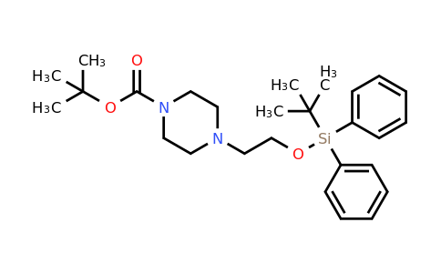 CAS 887588-81-0 | 4-[2-(Tert-butyl-diphenyl-silanyloxy)-ethyl]-piperazine-1-carboxylic acid tert-butyl ester