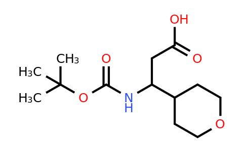 CAS 887588-90-1 | 3-Tert-butoxycarbonylamino-3-(tetrahydro-pyran-4-YL)-propionic acid
