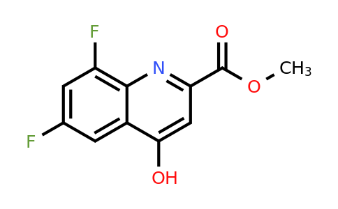 CAS 887589-28-8 | Methyl 6,8-difluoro-4-hydroxyquinoline-2-carboxylate