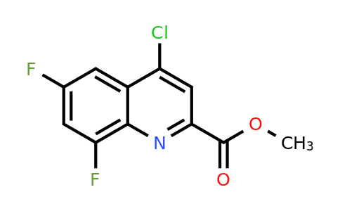 CAS 887589-39-1 | Methyl 4-chloro-6,8-difluoroquinoline-2-carboxylate