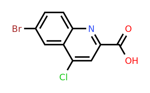 CAS 887589-43-7 | 6-Bromo-4-chloroquinoline-2-carboxylic acid