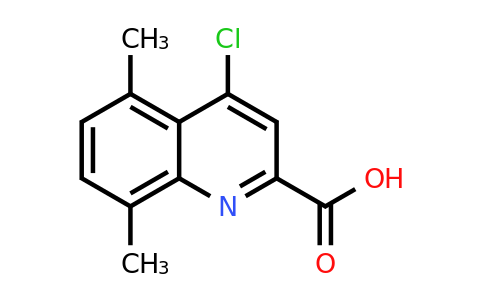 CAS 887589-47-1 | 4-Chloro-5,8-dimethylquinoline-2-carboxylic acid