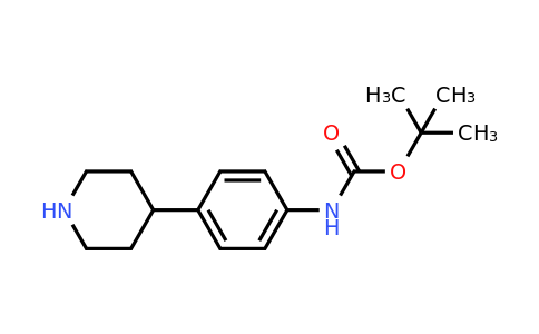 CAS 887589-58-4 | tert-Butyl (4-(piperidin-4-yl)phenyl)carbamate